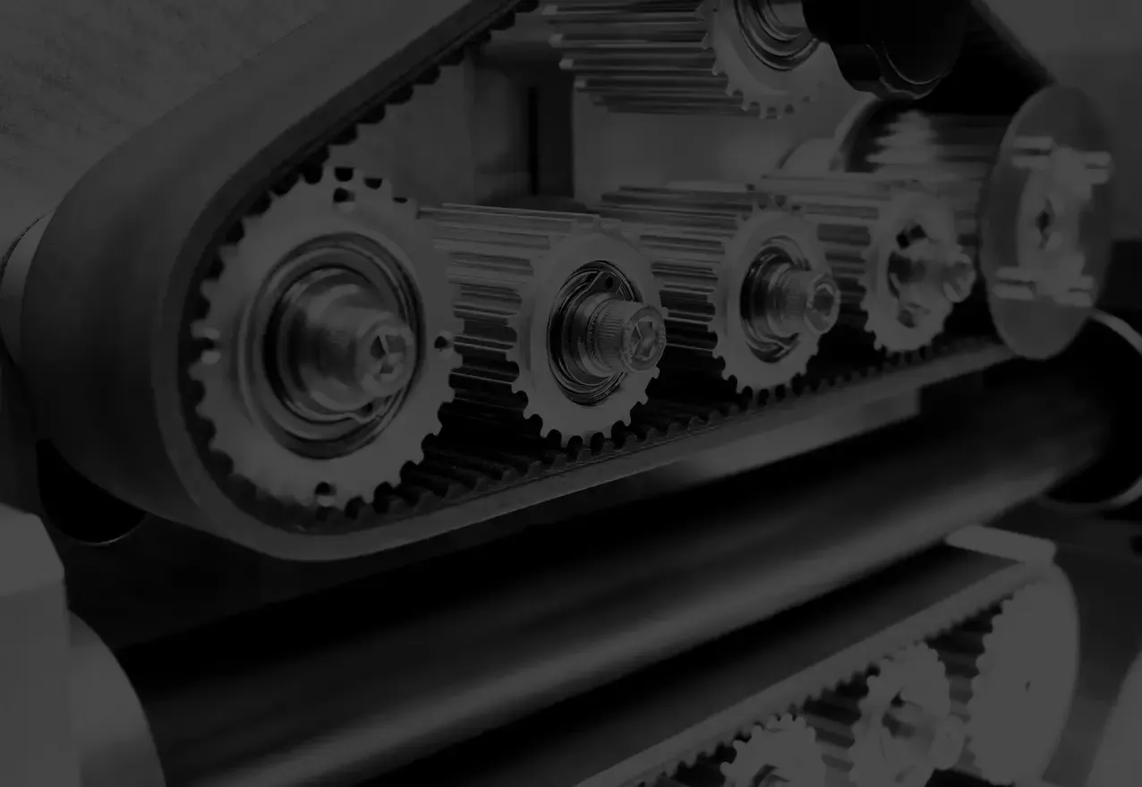 Industrial cutting machine on production line